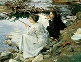Two Girls Fishing